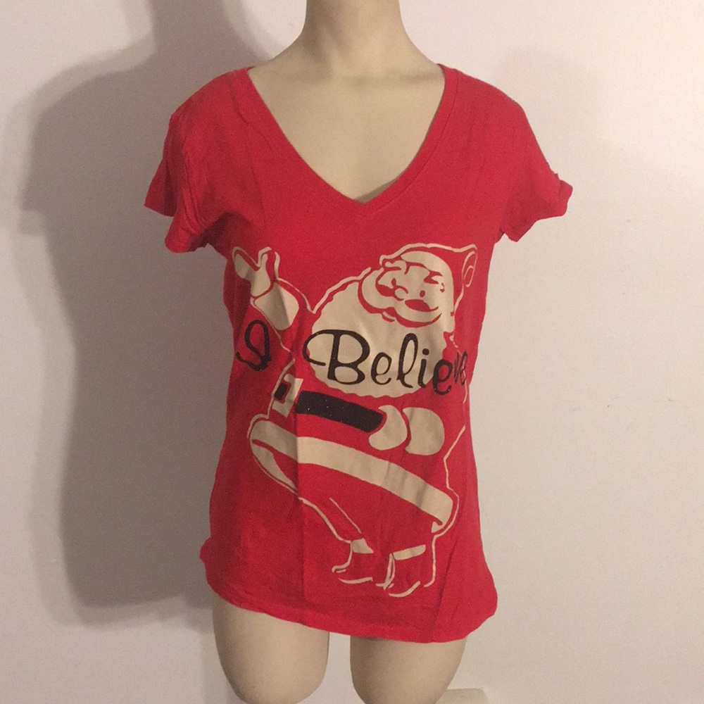 Vintage style Santa tee